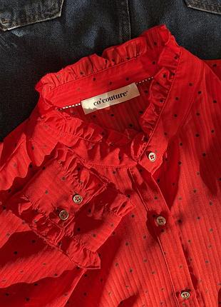 Рубашка с рюшами co’couture