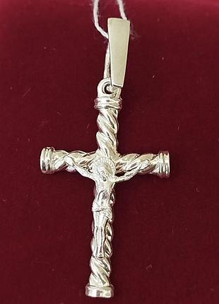 Срібний хрестик 925 проби. 3