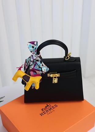 Hermes kelly black/gold