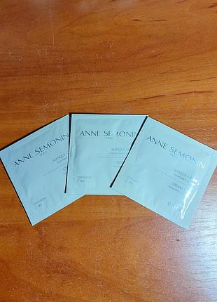 Пробник маска для обличчя anne semonin, cream mask 7 мл. францунка.