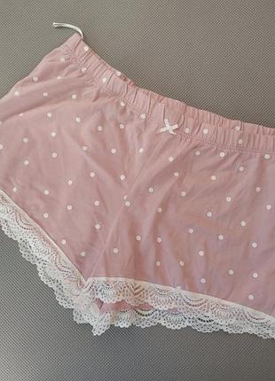 Хлопковые пижамные шортики h&amp;m