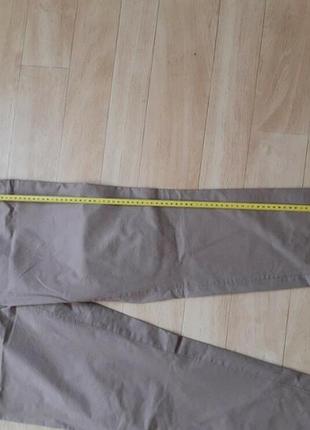 Джинсы брюки брюки zara светло-коричневого цвета4 фото