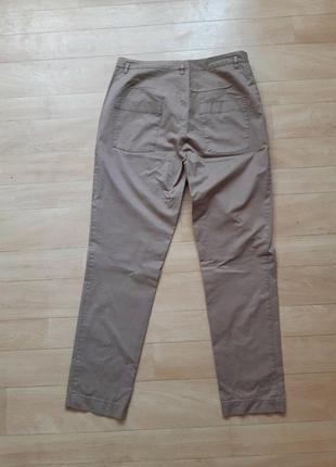 Джинсы брюки брюки zara светло-коричневого цвета2 фото