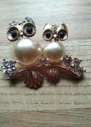 Брошка сови 4