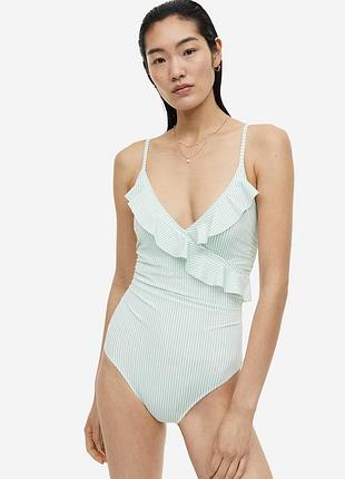 Новый утягивающий shaping купальник h&m, большой размер, батал