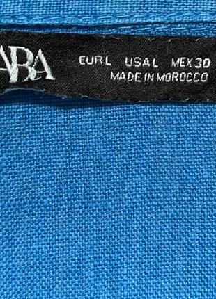 Блузка льняна zara6 фото