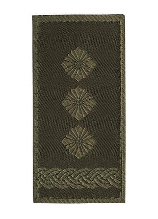 Погон нгу на липучці полковник (жаккард) олива