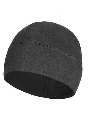 Шапка флисовая без отворота всу(зсу) velcro black \ черный