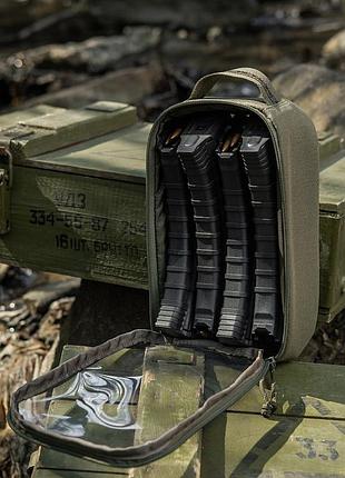 M-tac органайзер утилитарный прозрачный elite small (22х14 см) ranger green
