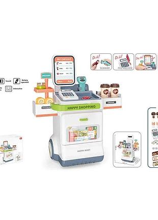 Чарівний супермаркет для маленьких гурманів з касовим апаратом і сканером