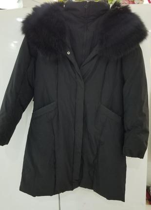 Теплый пуховик зимний пуховое пальто snow image