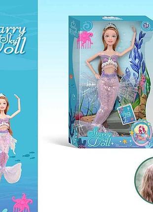 Волшебная кукла-русалка sk 055 d: высота 30 см с аксессуарами для веселых приключений