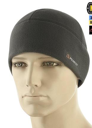 M-tac шапка watch cap флис light polartec dark grey