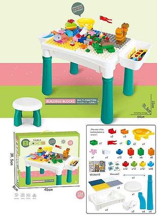 Универсальный игровой столик-конструктор 6787-119 с 124 деталями