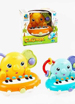Інтерактивне розвивальне піаніно "музичний слоник" 78435 (60/2) "wtoys"
