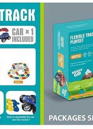 Уникальный трек 044-2 (24) с 145 элементами и автоматической машинкой на батарейках