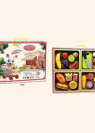 Кулинарный набор с продуктами на липучке для юных поваров