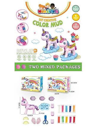 Волшебное тесто для лепки "аликорн": экструдер, 10 цветов и формочки
