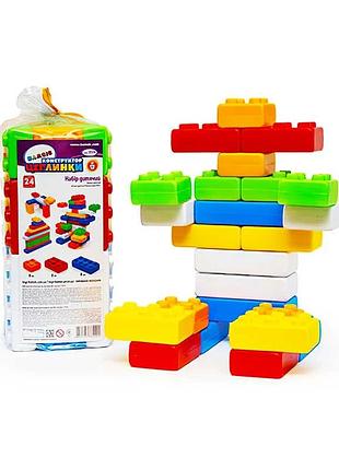 Конструктор для детей "кирпичики мастера" 24 детали от "bamsic"