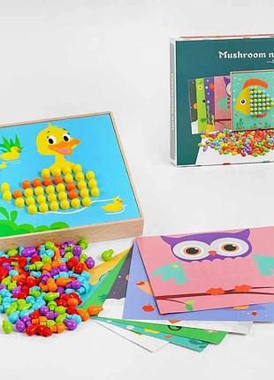 Дерев'яна мозаїка c 57601: 9 карток для творчої гри