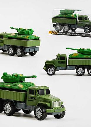 Военная техника 502: инерционная грузовик с танком