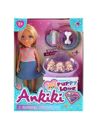 Кукла-красавица с аксессуарами и милыми щенками