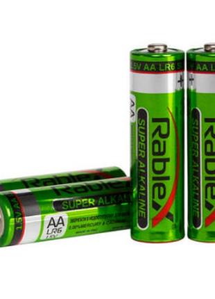 Батарейки super alkaline rablex lr6 aa (40 шт в упаковке)