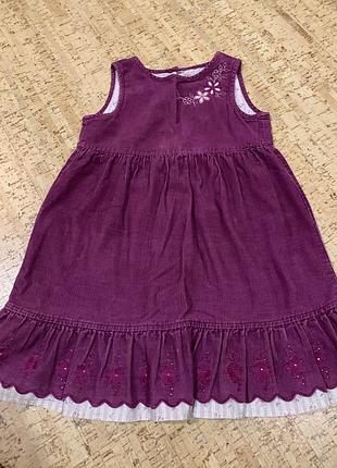 Вельветовий сарафан