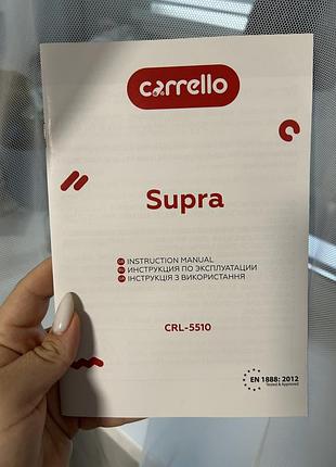 Инструкция к коляске carrello supra