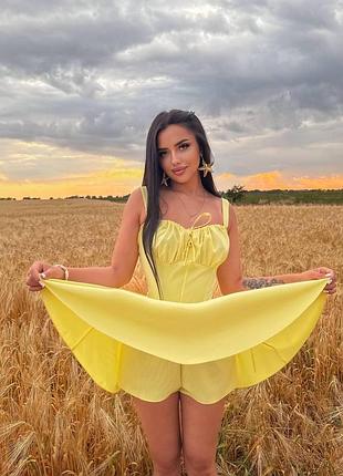 Сукня комбез зі шнурівкою  🆕