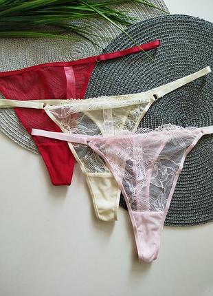 Трусы трусики с кружевом primark комплект