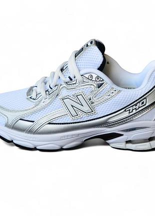 New balance 740 v2 white gray кросівки чоловічі нью беленс баланс кроссовки кросовки