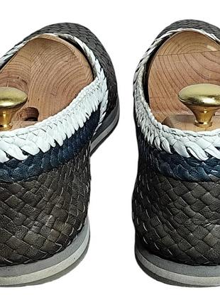 Оригінальні чоловічі шкіряні еспадрильї prada. розмір 41 (eu)