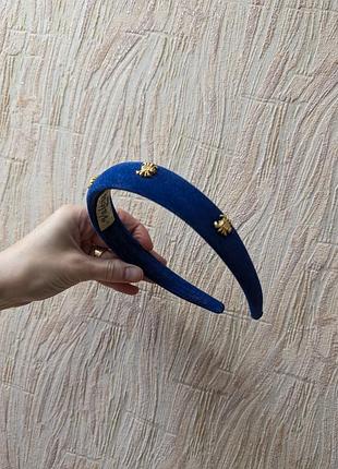 Обруч для волос italia кожаный