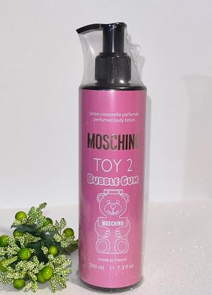 Moschino toy 2 bubble gum (москино тот 2 баббл гамм) – парфюмированный лосьон для тела