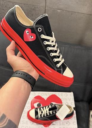 Кроссовки converse x cdg play chuck'70 оригинал