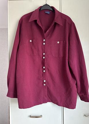 Рубашка бордова