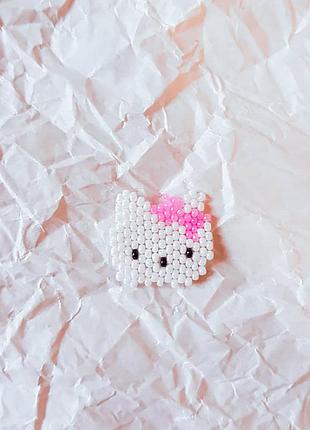 Нашивка брошка значок hello kitty