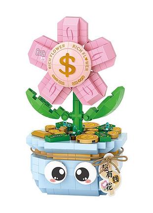 3d конструктор набор строительных блоков loz 8839 деньги 350 деталей пластиковый