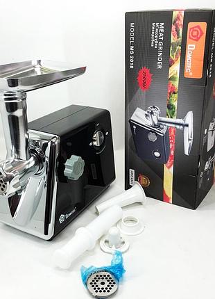 Мясорубка с соковыжималкой domotec ms-2018 2500вт. цвет: черный |easypick|