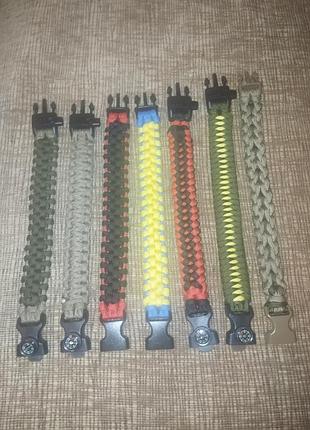 Браслеты из паракорда собственного производства