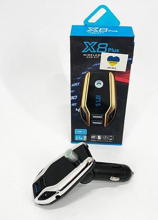 Автомобильный fm модулятор bluetooth fm x8 plus |easypick| 4