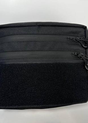 Військова сумка напівкільце чорна |easypick|