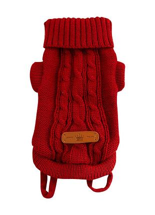 Свитер для собак и кошек 2410cglk8029 red s |easypick|