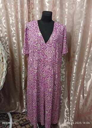 Летнее женское платье большого размера