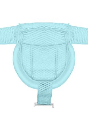 Матрац килимок для дитини у ванночку з кріпленнями bestbaby 331 blue |easypick|