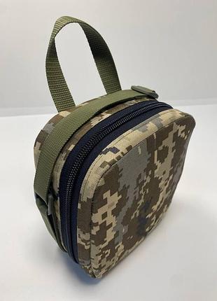 Сумка для пульта керування дроном тх12 стінки посилені пластиком з ременем ручкою та кріпленням molle