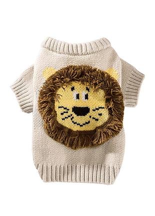 Свитер для собак и кошек 2410cghy8034 утепленный gray xs |easypick|