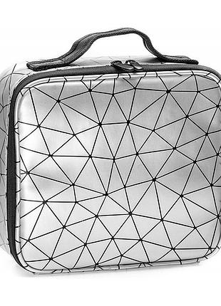 Органайзер косметичка mirrand zy-0122 для хранения косметики компактный бьюти бокс переносной на молнии и с