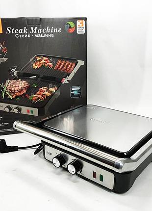 Гриль raf r.2684 электрический, сэндвичница, с регулятором температуры и таймером 2000 вт |easypick|